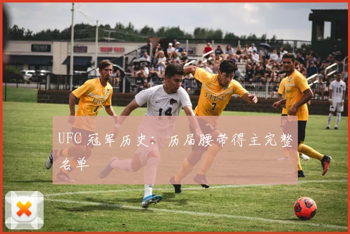 UFC 冠军历史:历届腰带得主完整名单